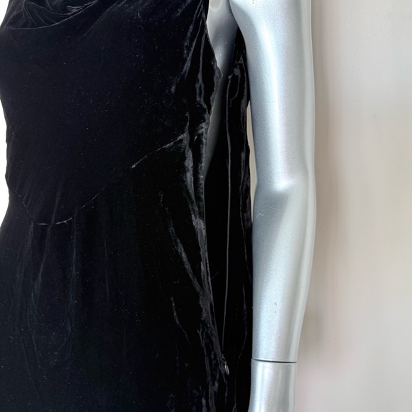 NWT!!! Brooks Brothers long velvet black dress size 8 US Retail 498$ - Picture 2 of 8